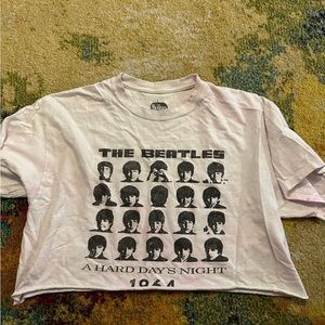 beatles crop top